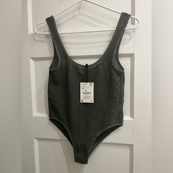 ZARA PERFORATED BODY SUIT - Picture 2 of 7